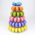 6 Tiers Macaron Chocolate Cookie Candy Plastic Tower packaging stand for display